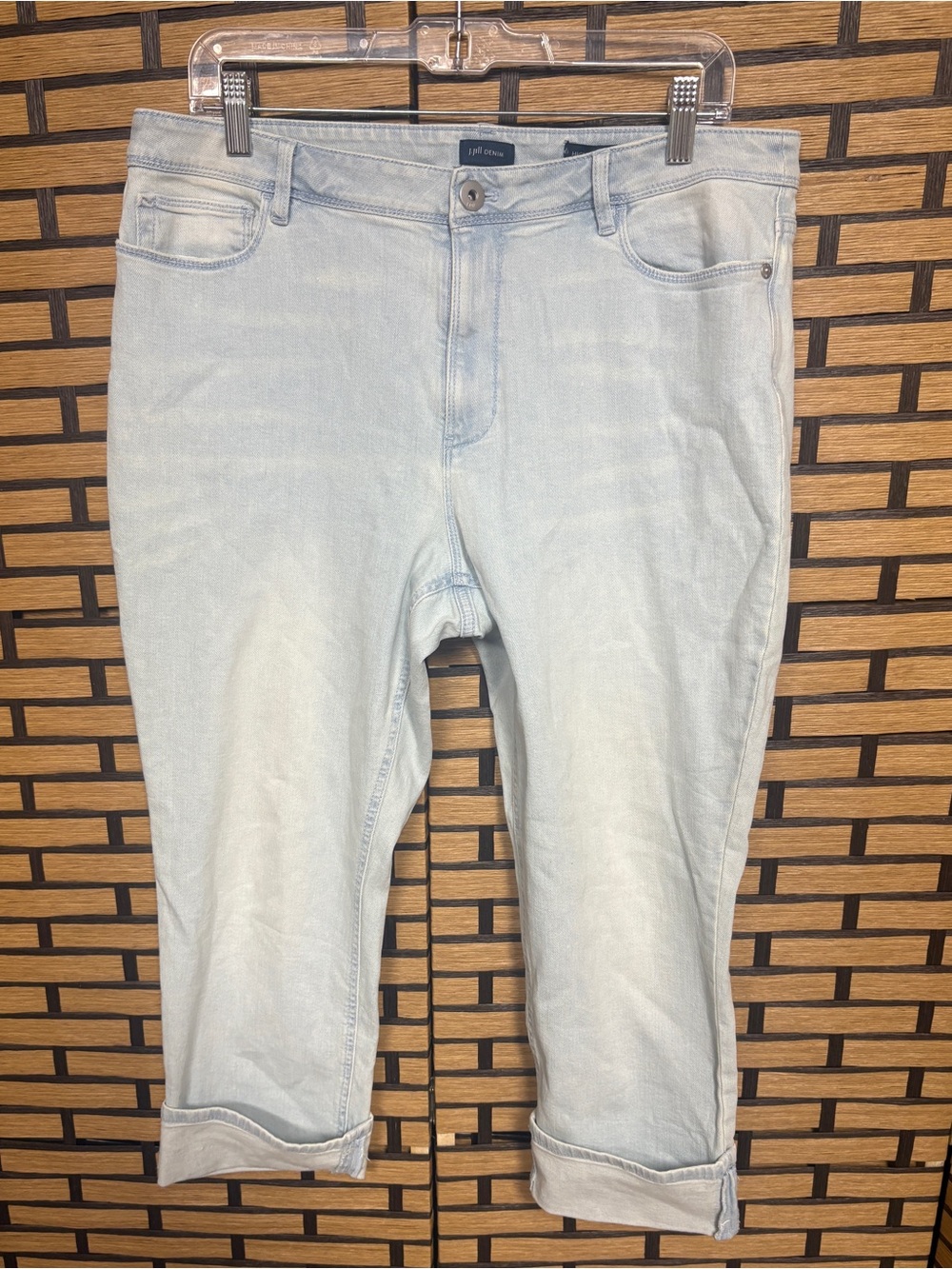 J. Jill high rise crop jeans size 14